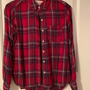 Mossimo Supply Co Brand New Blue and Red Flannel